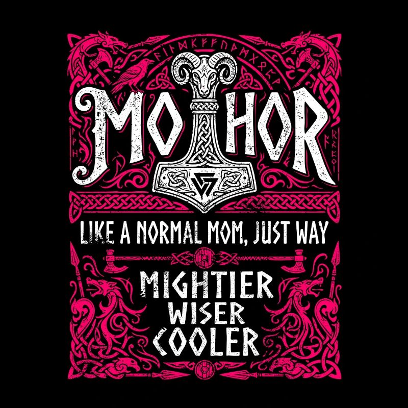 Mothor Viking Mère Thor Marteau Dire