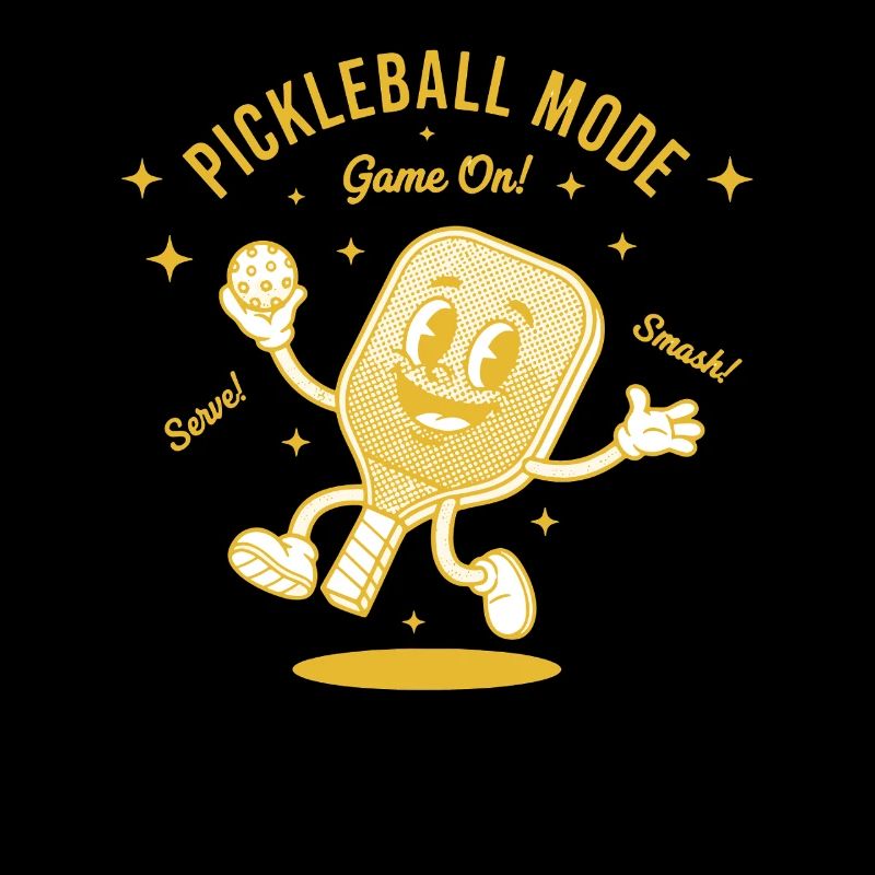 Pickleball Mode On Game Funny Player Love