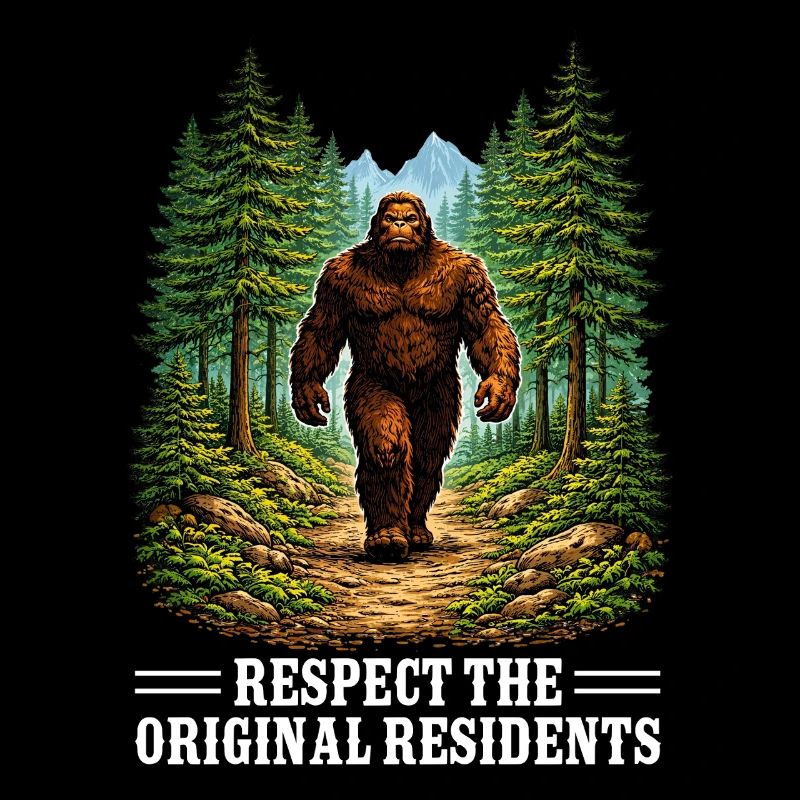 Bigfoot Sasquatch Yeti Cryptid Creatures Big Foot