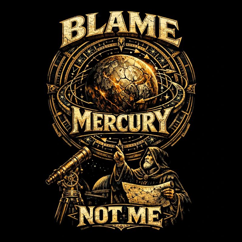 Astronomie Astronom Blame Mercury Not Me