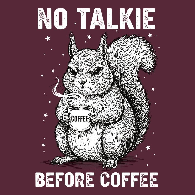 Pas de conversation devant un écureuil amateur de café