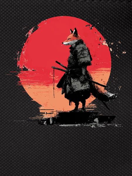 Fox Samurai at Sunset