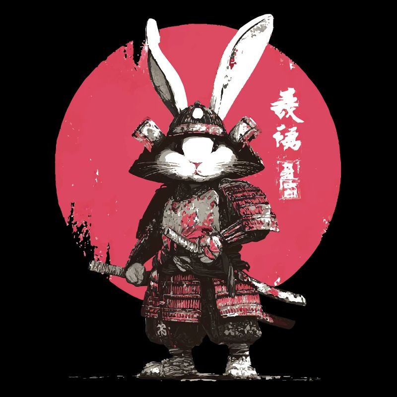 Bunny Samurai in Armor