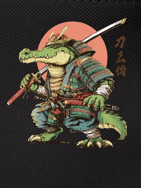 Alligator-Samurai-Krieger