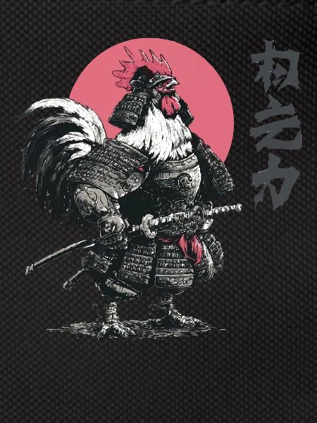 Rooster Samurai Armor Print