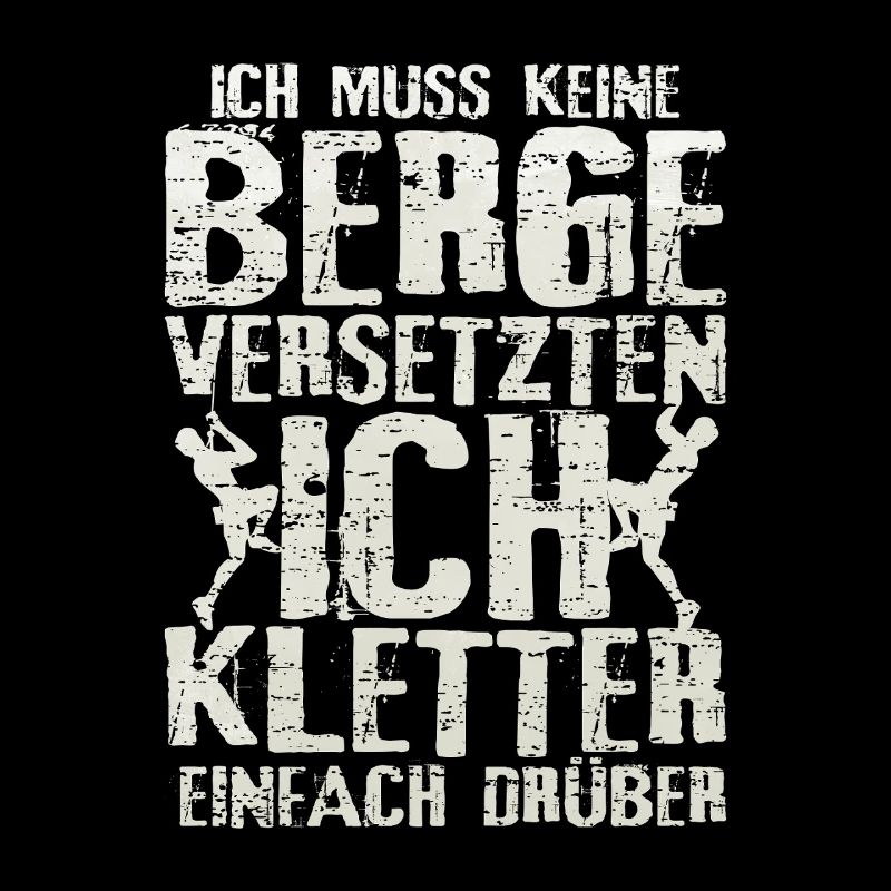 Klettern berg versetzten spruch geschenkidee