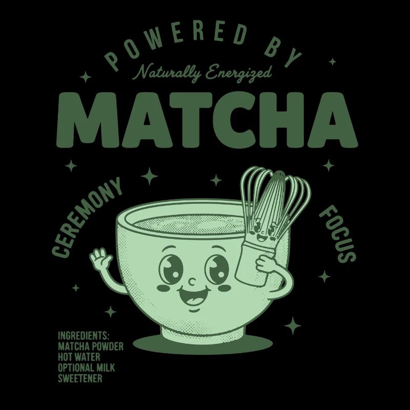 Powered By Matcha Naturally Energized Tea