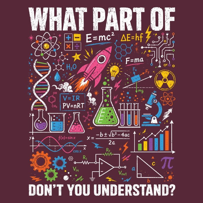 Physics Math Science Saying Shirt
