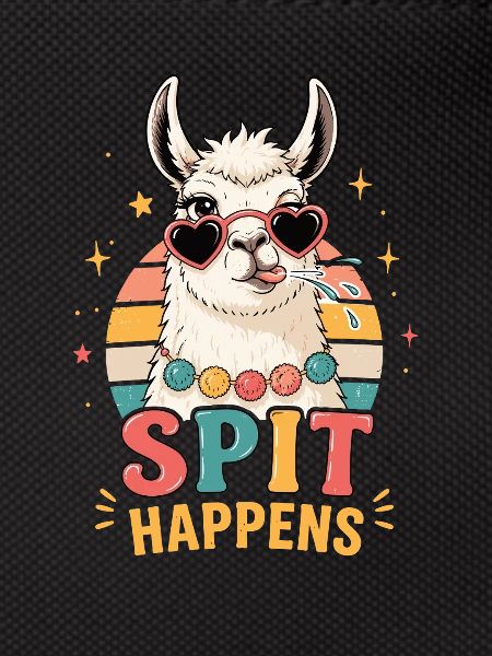 Llama Spit Happens Shirt