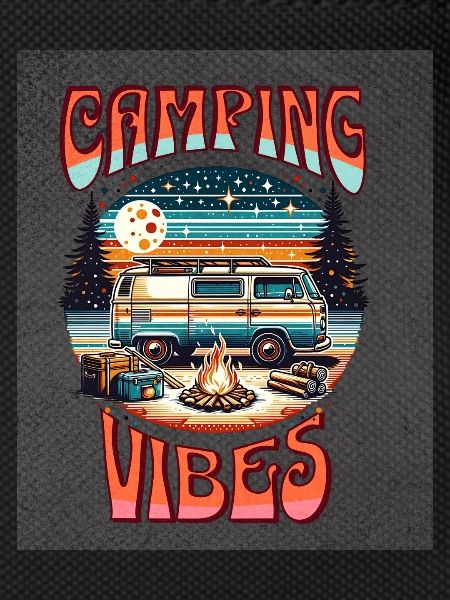Retro Camper Vibes by Campfire