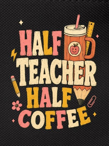 Half Teacher Half Coffee