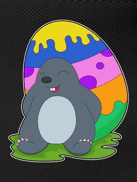 Mole Easter Easter Egg