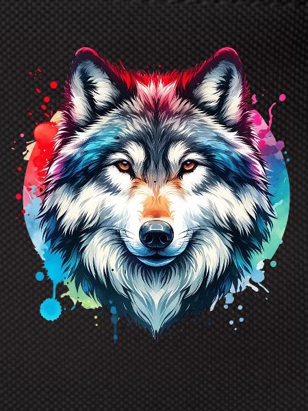 Grauwolf Motiv