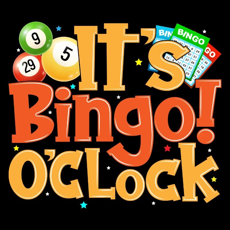 It's Bingo O Clock Bingo Caller Funny Bingo Player