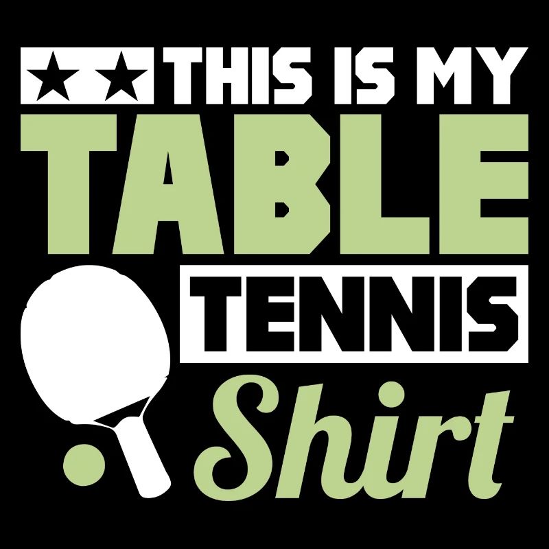 C’est mon tennis de table