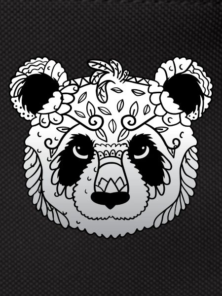 Mandala Panda Painter Gift