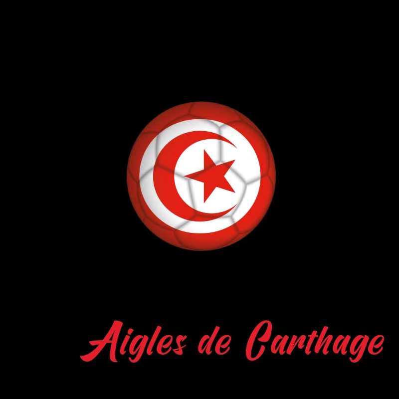 je supporte les aigles de Carthage, tunisie