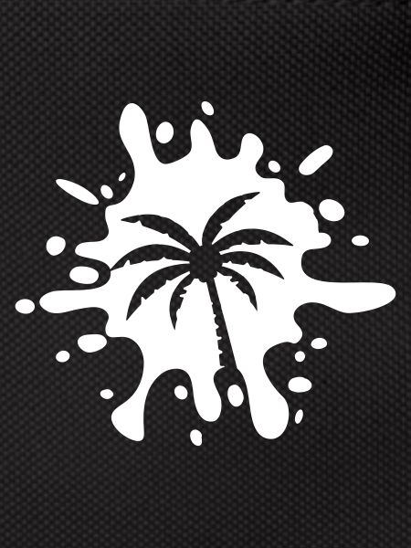 Palm tree symbol blobs