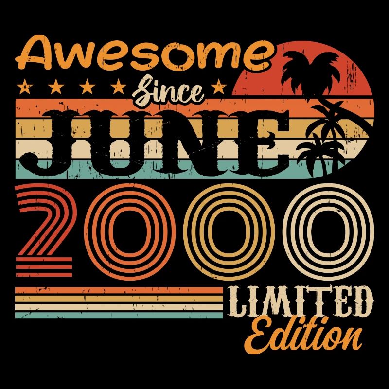 Juin 2000 Retro Vintage Juni 2000 anniversaire