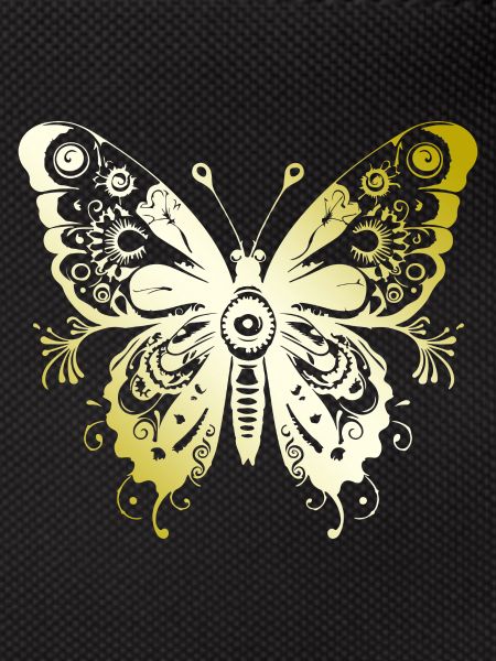 Butterfly Mandala gold