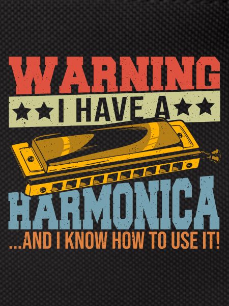 Playing Harmonica Gift