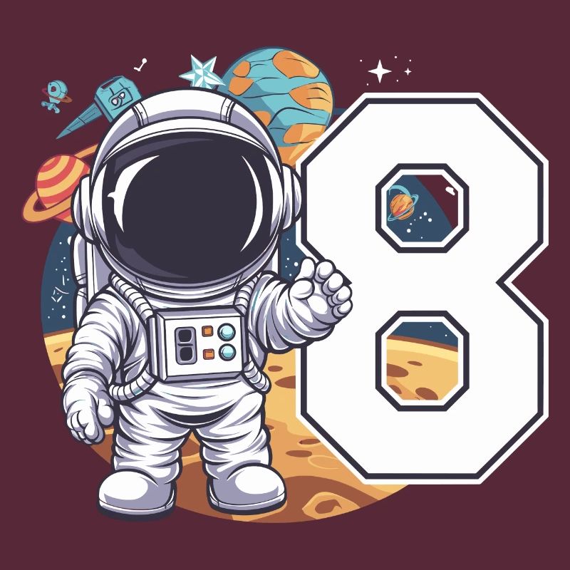 8e anniversaire astronaute aventure spatiale pour les garçons