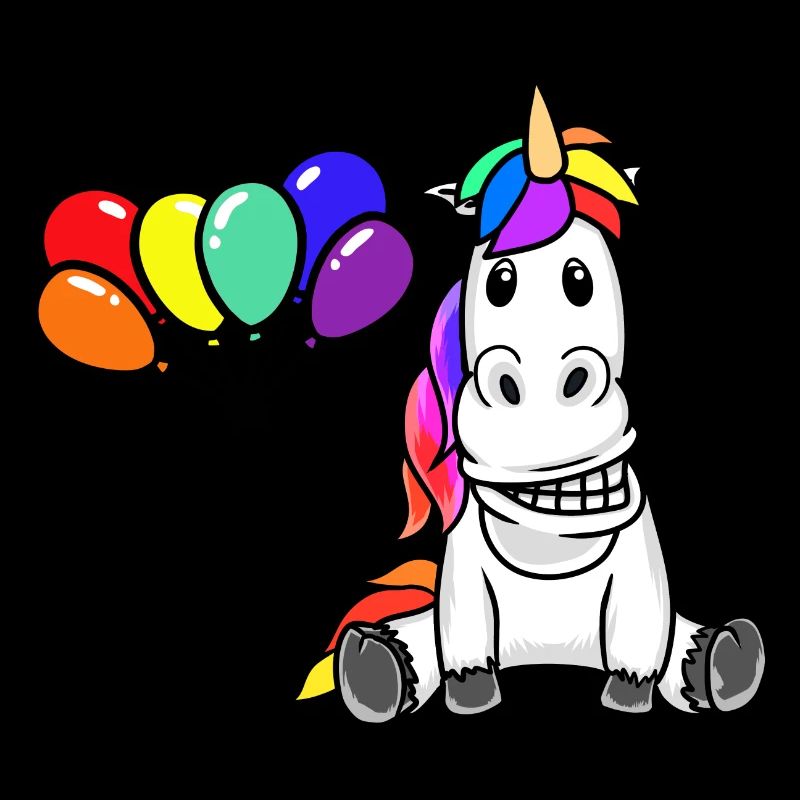 LGBT Einhorn Gay Pride Regenbogen Luftballons