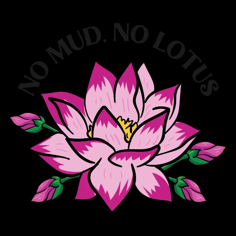 Pas de boue pas de fleur de lotus fleur de lotus