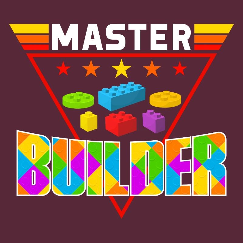For Block Builder Dad Master Builder
