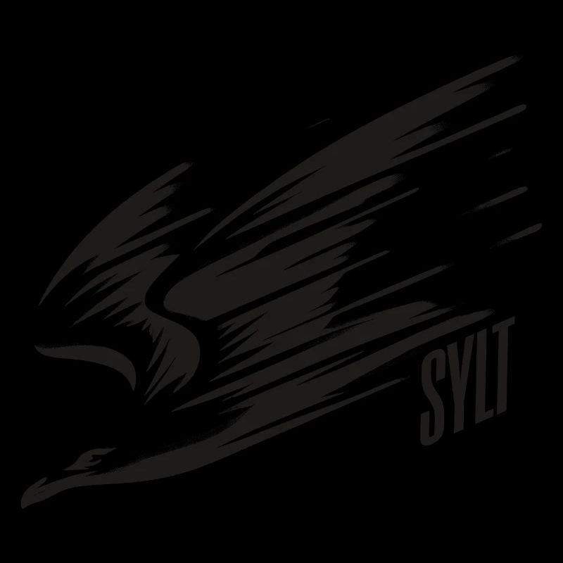 T-shirt de vacances Sylt Dive Low Flyer Seagull