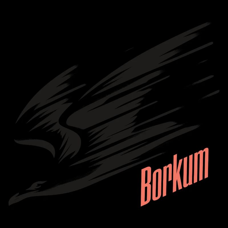 T-shirt de vacances Borkum Dive Low Flyer Seagull