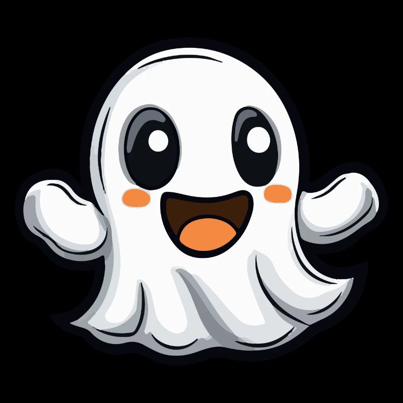 Ghost Halloween Cute Comic