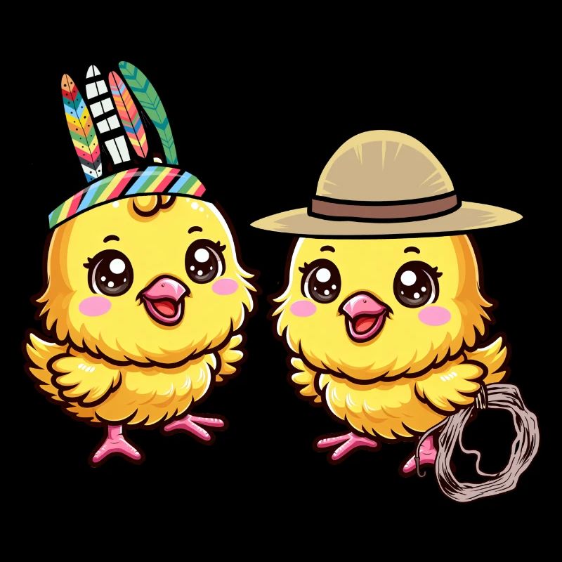 Wild West Western Chick Chickens Chicken