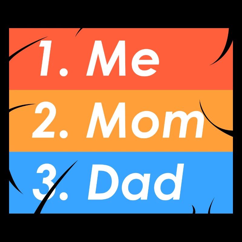 1. Moi 2. Maman 3. Papa