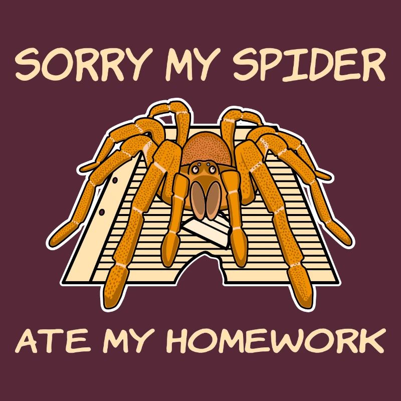 Mon araignée a mangé mes devoirs