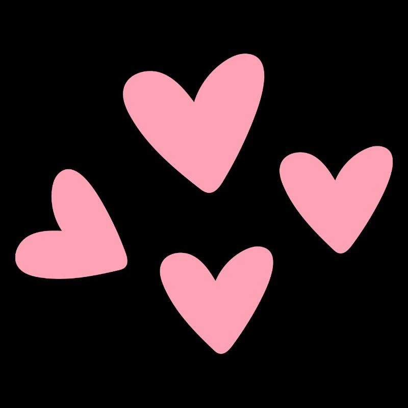 pink hearts