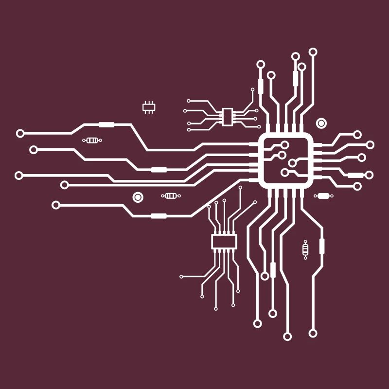 Computer CPU Herz - lustiges Geschenk Informatik
