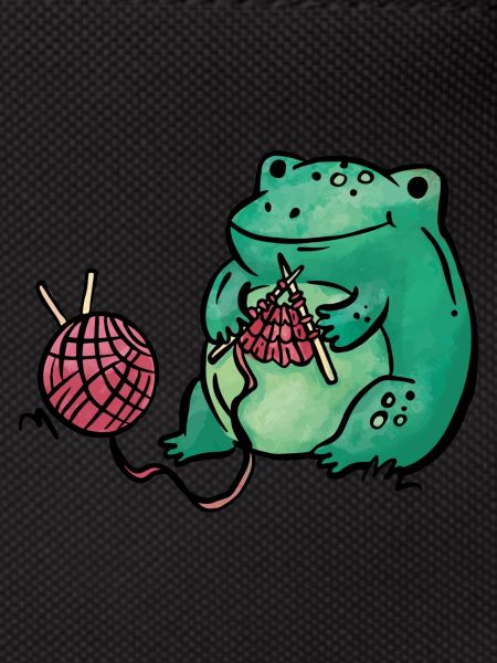 Frog Knitting Handmade