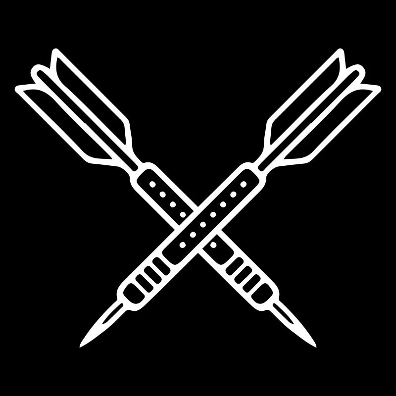 Dartpfeile Symbole des fléchettes