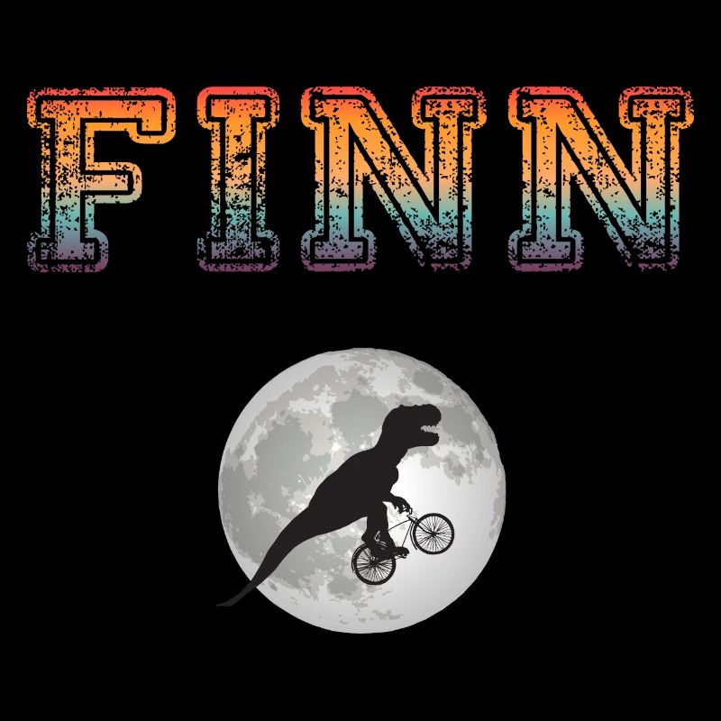 FINN - Beautiful boy name with dinosaur