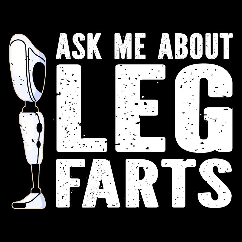 Artificial leg design for leg prostheses
