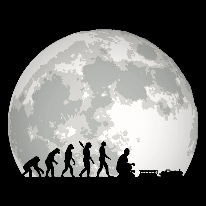 Evolution of Human Train Model Railway