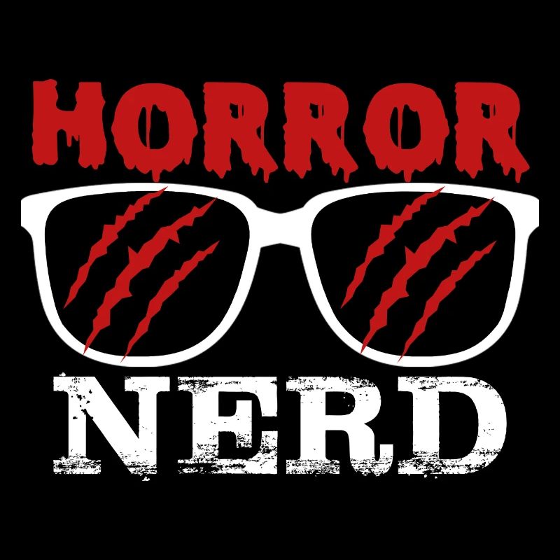 Conception de nerd d’horreur pour un fan de films d’horreur