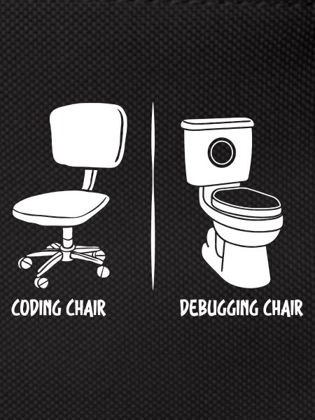 Debugging-Stuhl lustige Programmierer Geschenk
