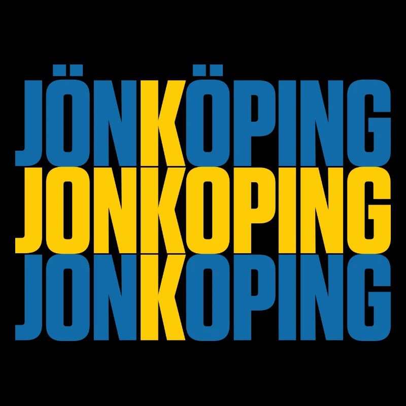 Jönköping Suède Drapeau