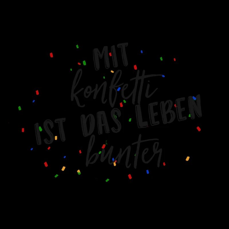 Mit Konfetti ist das Leben bunter