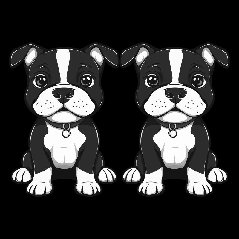 Pit Terrier Dog Comic