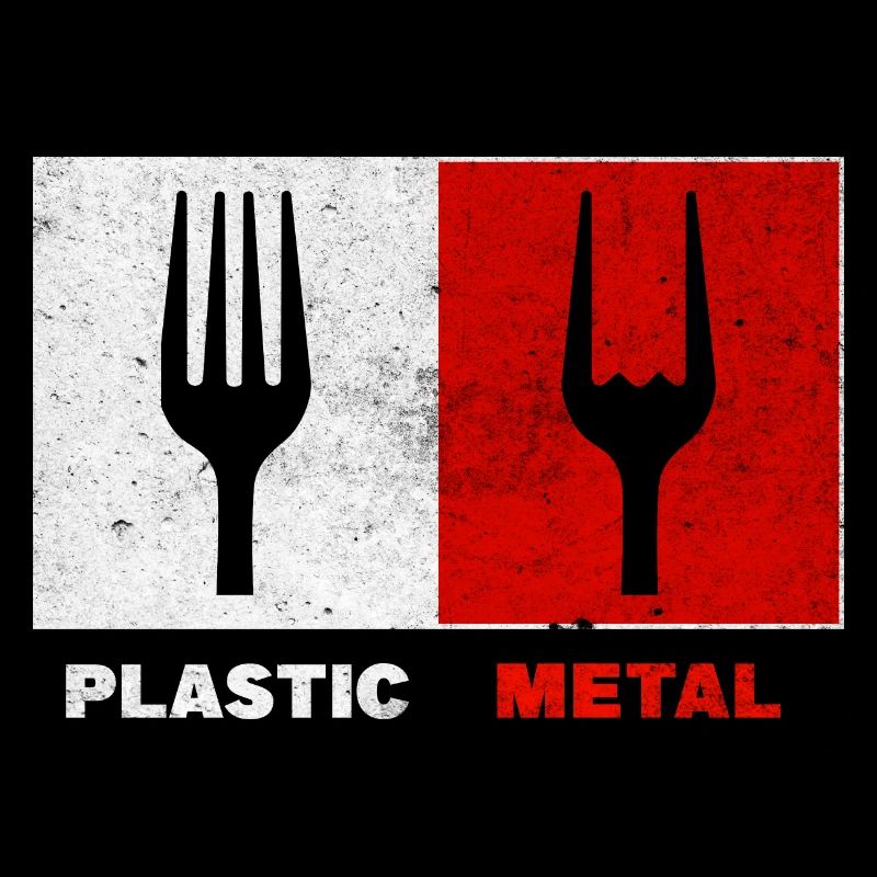 Fork Plastic Metal Music