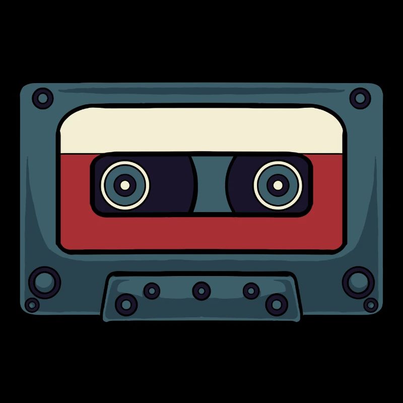 Cassette rétro Bande audio