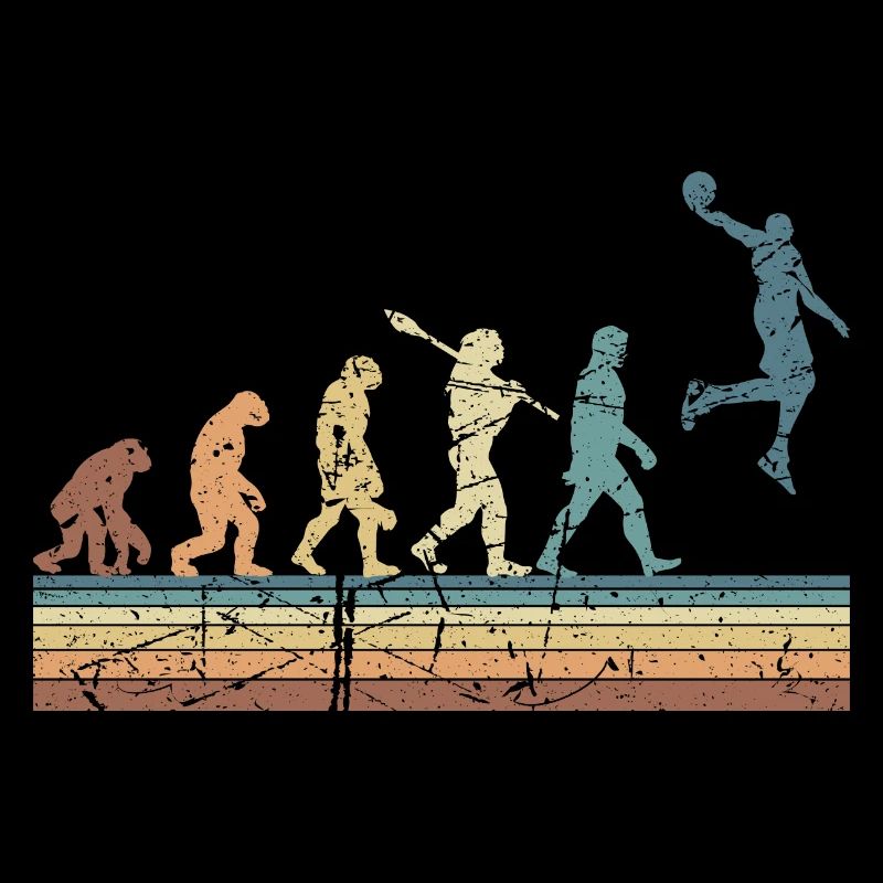 Basketball Sports Evolution for BBall Lovers Dunk